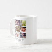 Mug Collage photo moderne | Bonne fête des mères (Devant gauche)