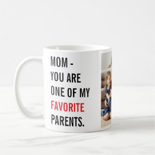 Mug Collage Photo Moderne & Cadeau Bonne Fête Maman
