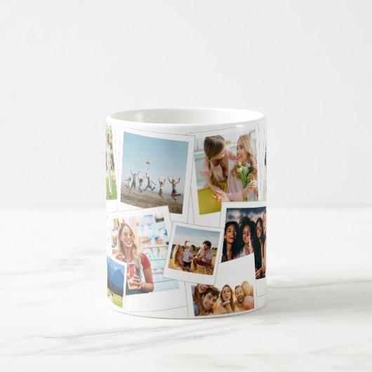 Mug Collage photo moderne de 13 images (Centre)