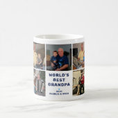 Mug Collage photo moderne de la Marine du meilleur gra (Centre)