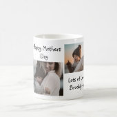 Mug Collage photo moderne | Joyeuse Fête des mères (Centre)