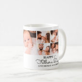 Mug Collage photo moderne mignonne Happy First Fête de (Devant droit)