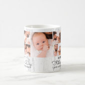 Mug Collage photo moderne mignonne Happy First Fête de (Centre)