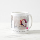 Mug Collage Photo Noël Minimaliste (Devant droit)