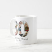 Mug Collage photo numéro 30 - 30e anniversaire (Devant gauche)
