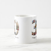 Mug Collage photo numéro 30 - 30e anniversaire (Centre)