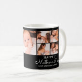 Mug Collage photo personnalisable de la première mère (Devant droit)