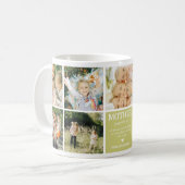 Mug Collage Photo Personnalisable Définition de Mère (Devant gauche)