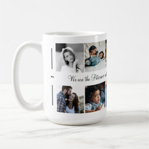 Mug Collage photo personnalisé 10 votre texte famille