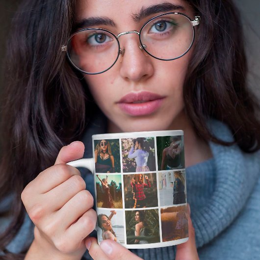 Mug Collage photo personnalisé 21