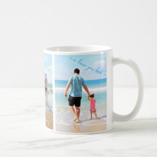Mug Collage photo personnalisé avec texte - I Love My