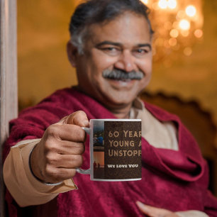 Mug Collage photo personnalisé Cadeaux d'anniversaire