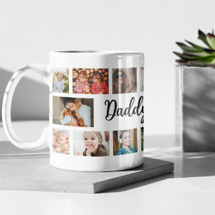 Mug Collage photo personnalisé Daddy 18