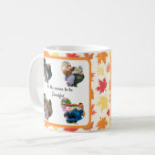 Mug Collage photo personnalisé de dinde graisseuse (Devant gauche)