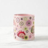 Mug Collage photo personnalisé de la petite fille d'an (Centre)