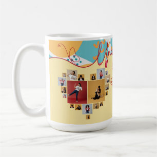 Mug Collage photo personnalisé féminin sans excuses
