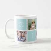 Mug Collage photo personnalisé Gigi Grand-mère 5 (Gauche)