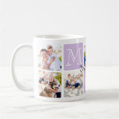 Mug Collage photo personnalisé Maman Love 7 (Gauche)