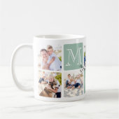 Mug Collage photo personnalisé Maman Love 7 (Gauche)
