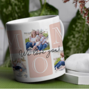 Mug Collage photo personnalisé Maman Love 7