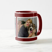 Mug Collage photo personnalisé moderne 2 (Devant droit)