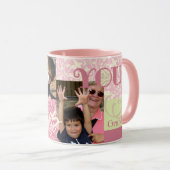 Mug Collage Photo Personnalisé Pour Elle (Devant droit)