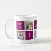 Mug Collage photo personnalisé Yiayia Grand-mère (Gauche)
