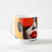Mug Collage photo Pop Art (Devant gauche)