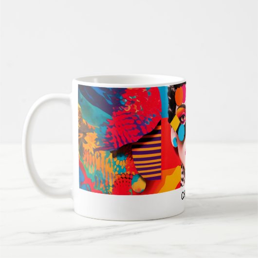 Mug Collage photo Pop Art (Gauche)