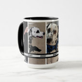 Mug Collage photo pour animal de compagnie personnalis (Devant gauche)
