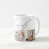 Mug Collage photo simple et chic | Famille (Devant droit)