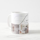 Mug Collage photo simple et chic | Famille (Devant gauche)