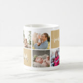 Mug Collage photo simple Famille moderne personnalisab (Centre)
