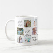 Mug Collage photo simple moderne Nous vous aimons gran (Gauche)