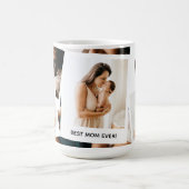 Mug Collage photo tendance 'Meilleure maman jamais' (Centre)