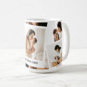 Mug Collage photo tendance 'Meilleure maman jamais' (Devant droit)
