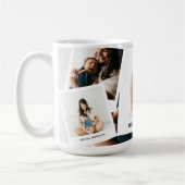 Mug Collage photo tendance 'Meilleure maman jamais' (Gauche)