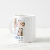 Mug Collage photo tendance pour Insta 'Meilleur papa d (Devant gauche)