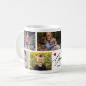 Mug Collage photo We Love You Grand-père (Devant gauche)