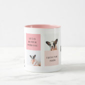 Mug Collage photos de chiens | Le chien est mes valent (Centre)