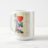 Mug Collage romantique de Paris (Devant gauche)