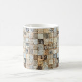 Mug Collage rustique Vintage de journaux (9) (Centre)