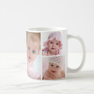 Mug Collage simple de 6 photos
