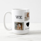 Mug Collage tendance Photo & We Love You Daddy Cadeau (Gauche)