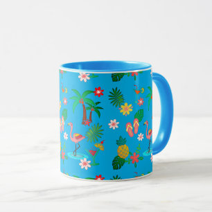 Mug Collage tropical 🍍 🌴 🦩