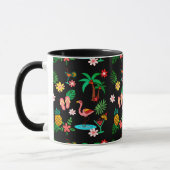 Mug Collage tropical 🍍 🌴 🦩 (Gauche)