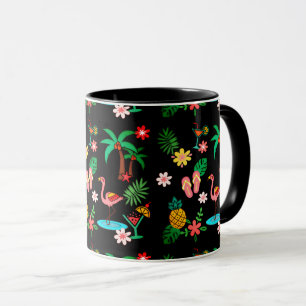 Mug Collage tropical 🍍 🌴 🦩