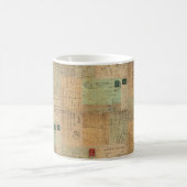 Mug Collage vintage de carte postale (Centre)