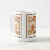 Mug Collage vintage de fromages domestiques, Beeton, 1 (Devant gauche)