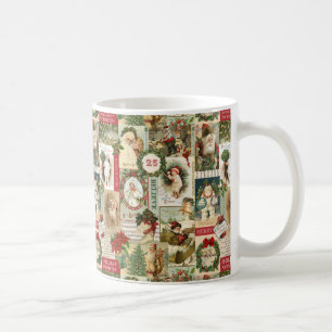 MUG COLLAGE VINTAGE DE NOËL